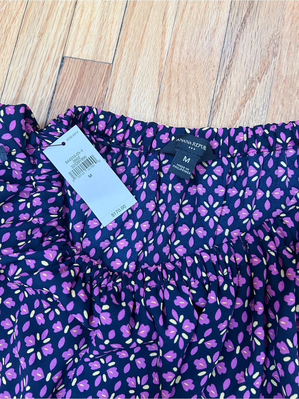 NWT Banana Republic Shirred Neck Drop Waist Midi Dress - Picture 8 of 12